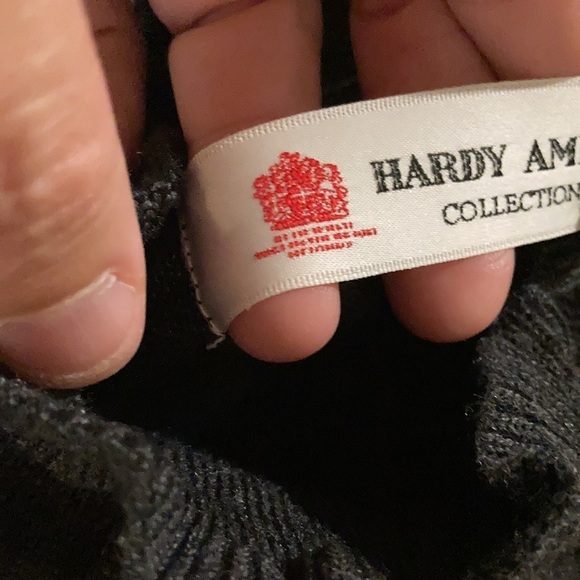 Hardy Amies Collection Gray Mock-neck Sweater Academia - Picture 8 of 11